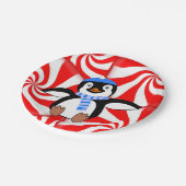 Kerstmis met papieren borden papieren bordje (Gekanteld)