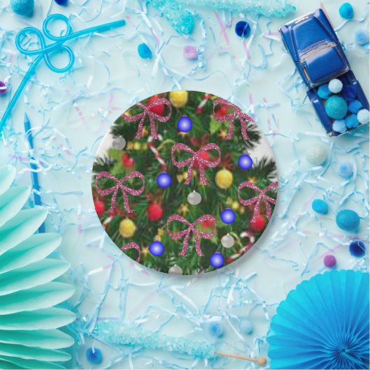 Kerstmis met papieren borden papieren bordje (Feest)