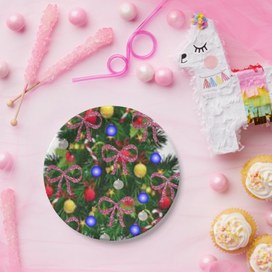 Kerstmis met papieren borden papieren bordje (Feest)