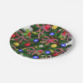 Kerstmis met papieren borden papieren bordje (Gekanteld)