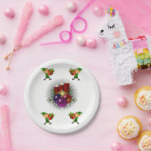 Kerstmis met papieren borden papieren bordje (Feest)