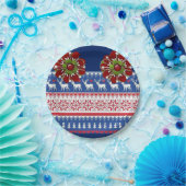 Kerstmis met papieren borden papieren bordje (Feest)