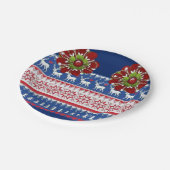 Kerstmis met papieren borden papieren bordje (Gekanteld)