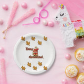 Kerstmis met papieren borden papieren bordje (Feest)