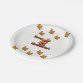 Kerstmis met papieren borden papieren bordje (Gekanteld)