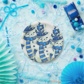 Kerstmis met papieren borden papieren bordje (Feest)