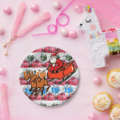 Kerstmis met papieren borden papieren bordje (Feest)