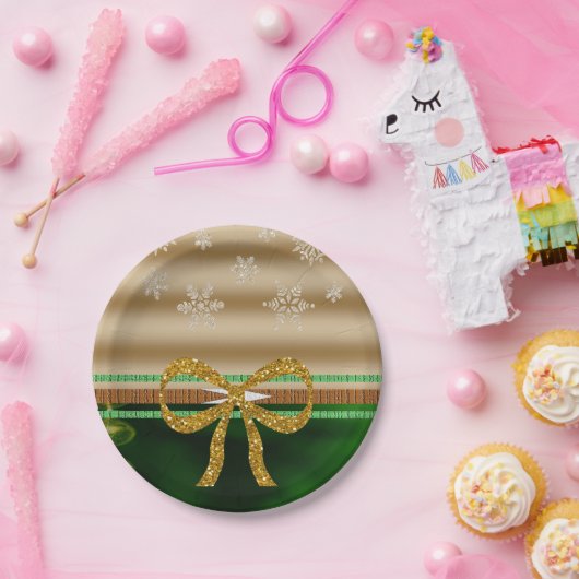 Kerstmis met papieren borden papieren bordje (Feest)