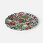 Kerstmis met papieren borden papieren bordje (Gekanteld)