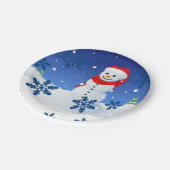 Kerstmis met papieren borden papieren bordje (Gekanteld)