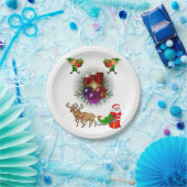 Kerstmis met papieren borden papieren bordje (Feest)