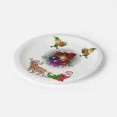 Kerstmis met papieren borden papieren bordje (Gekanteld)