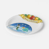 Kerstmis met papieren borden papieren bordje (Gekanteld)