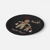 Kerstmis met papieren borden papieren bordje (Gekanteld)