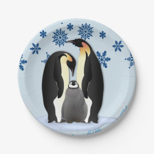 Kerstmis met papieren borden papieren bordje