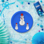 Kerstmis met papieren borden papieren bordje (Feest)