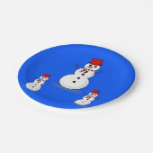 Kerstmis met papieren borden papieren bordje (Gekanteld)