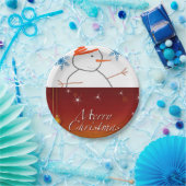 Kerstmis met papieren borden papieren bordje (Feest)