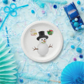 Kerstmis met papieren borden papieren bordje (Feest)