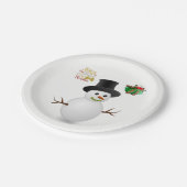 Kerstmis met papieren borden papieren bordje (Gekanteld)