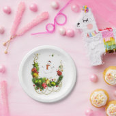 Kerstmis met papieren borden papieren bordje (Feest)