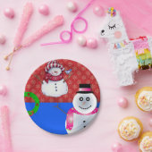 Kerstmis met papieren borden papieren bordje (Feest)