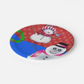 Kerstmis met papieren borden papieren bordje (Gekanteld)