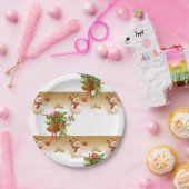 Kerstmis met papieren borden papieren bordje (Feest)