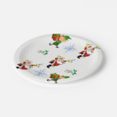 Kerstmis met papieren borden papieren bordje (Gekanteld)