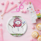 Kerstmis met papieren borden papieren bordje (Feest)