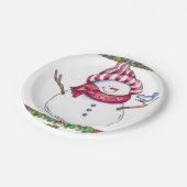 Kerstmis met papieren borden papieren bordje (Gekanteld)