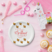 Kerstmis met papieren borden papieren bordje (Feest)