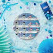 Kerstmis met papieren borden papieren bordje (Feest)