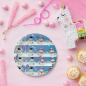 Kerstmis met papieren borden papieren bordje (Feest)