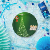 Kerstmis met papieren borden papieren bordje (Feest)