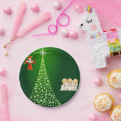 Kerstmis met papieren borden papieren bordje (Feest)