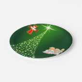 Kerstmis met papieren borden papieren bordje (Gekanteld)