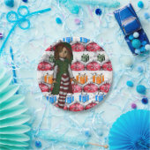 Kerstmis met papieren borden papieren bordje (Feest)