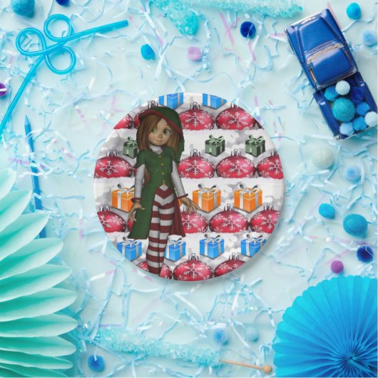 Kerstmis met papieren borden papieren bordje (Feest)