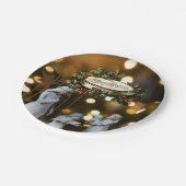 Kerstmis met papieren borden papieren bordje (Gekanteld)