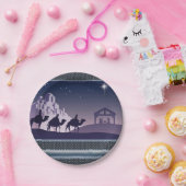 Kerstmis met papieren borden papieren bordje (Feest)