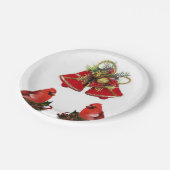 Kerstmis met papieren borden papieren bordje (Gekanteld)