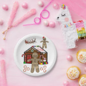 Kerstmis met papieren borden papieren bordje (Feest)