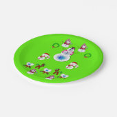 Kerstmis met papieren borden papieren bordje (Gekanteld)