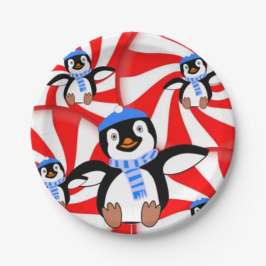 Kerstmis met papieren borden papieren bordje (Voorkant)