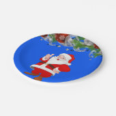 Kerstmis met papieren borden papieren bordje (Gekanteld)