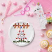 Kerstmis met papieren borden papieren bordje (Feest)