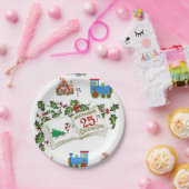 Kerstmis met papieren borden papieren bordje (Feest)