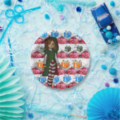 Kerstmis met papieren borden papieren bordje (Feest)