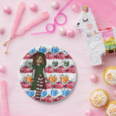 Kerstmis met papieren borden papieren bordje (Feest)